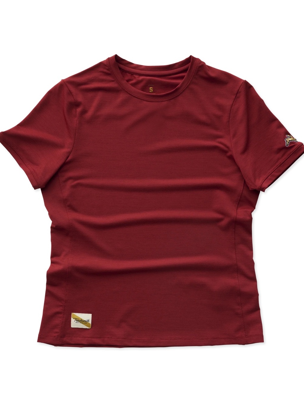 Tracksmith Red Short Sleeve Running Tee